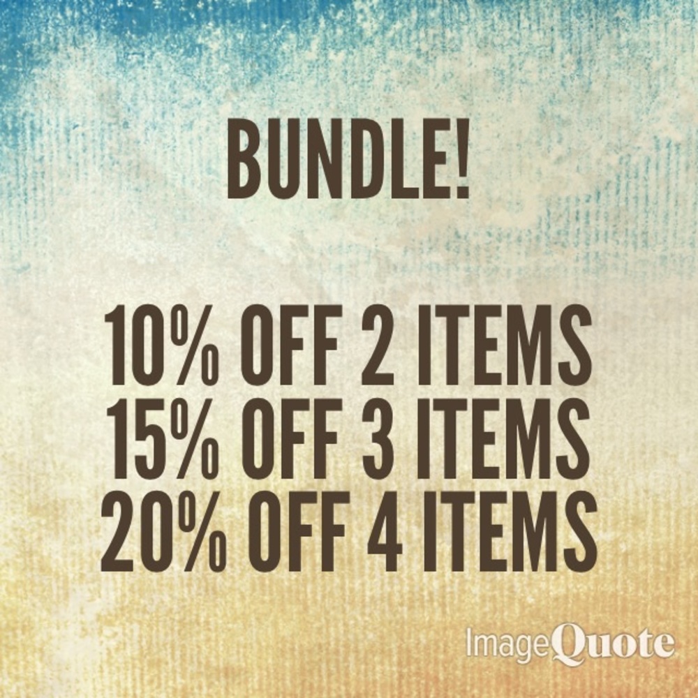 Bundle sale!